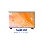 Technozi Samsung Uyumlu 55" İnç 140 Ekran Tv Koruyucu Kırılmaz Paneli
