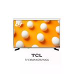 Technozi Tcl Uyumlu 49" İnç 124 Ekran Tv Koruyucu Kırılmaz Paneli