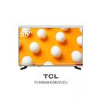 Technozi Tcl Uyumlu 55" İnç 140 Ekran Tv Koruyucu Kırılmaz Paneli