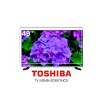 Technozi Toshiba Uyumlu 49" İnç 124 Ekran Tv Koruyucu Kırılmaz Paneli
