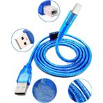Technozi Yazıcı Kablosu 1.5m Ara Printer USB Bağlantı Bağlama Kablo Network Lazer Hp Canon Brother USB Yazıcı