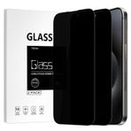 TECHO iPhone 15 Pro Max için Gizlilik Ekran Koruyucu, Temperli Cam Film, Kenardan Kenara Tam Kaplama, Anti Spy Özel, 9H Sertlik, 2'li Paket, 6,7 İnç