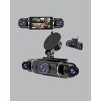 Techora Sale 4 Kameralı Araç Içi Kamera 1080P Gps Takip Wifi Gece Görüşlü - Çok Renkli