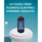 Techora Sale Çevre Dostu Elektrikli Sivrisinek Öldürücü Lamba – 50M² Etki Alanı