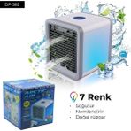 Techora Sale Dempower Masaüstü Kare Fan - Taşınabilir USB Girişli Mini Hava Soğutucu Fan