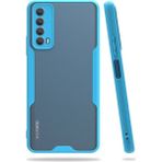 Techora Sale Mey Ithalat® Huawei P Smart 2021 Kılıf Platin Silikon - Mavi