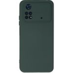 Techora Sale Mey Ithalat® Poco M4 Pro 4g Kılıf Nano Içi Kadife Silikon - Koyu Yeşil