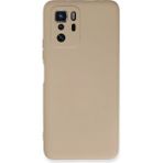 Techora Sale Mey Ithalat® Poco X3 Gt Kılıf Nano Içi Kadife Silikon - Pudra