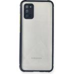 Techora Sale Mey Ithalat® Samsung Galaxy A02S Kılıf Miami Şeffaf Silikon - Lacivert