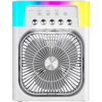 Techora Sale Mini Klima Fan Su Hazneli USB Şarjlı Sessiz Masaüstü Soğutucu - Çok Renkli