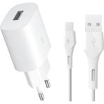 Techson TC14-12T 3A Fast Hızlı Qualcomm Quick Charge 3.0 Type-C Kablolu Şarj Seti