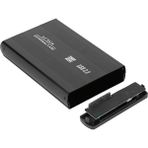 Techtic 3.5 Inç USB 2.0 Harddisk HDD Kutusu Alüminyum SSD Sata Harici Hard Disk Kutu - Siyah