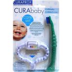 Techtic Curaprox Curababy Bebek Diş Fırçası ve Diş Kaşıma Seti