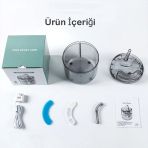 Techtic Kedi Köpek İçin Sessiz Su Çeşmesi Otomatik Su Pınarı Usb Li Su Sebili Kedi Su Şelalesi