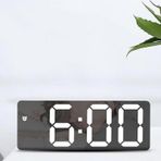 Techtic Led Dijital Masa Saati Alarm Termometre Tarih Masaüstü Saat