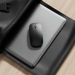 Techtic Sessiz Wireless Bluetooth Kablosuz Mouse 800-1600DPI Ergonomik Şarjlı 2.4ghz Fare - Siyah