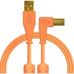 Techtools Chroma Usb-A To B - 1.5mt | Right Angled Neon Orange - standart