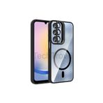 Techtrove Galaxy A36 Kılıf Standlı Ve Kamera Lens Hediyeli M-Safe Şarj Özellikli Etro Kapak Siyah