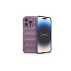 Techtrove İphone 14 Pro Max Kılıf Elde Kaymaz İçi Kadife Silikon Kapak Mor