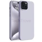 Techtrove İphone 15 Plus Kılıf Yumuşak Ve Esnek Tpu Silikon Kapak Lila