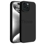 Techtrove İphone 15 Plus Kılıf Yumuşak Ve Esnek Tpu Silikon Kapak Siyah