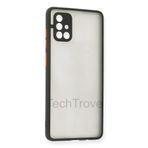 Techtrove Samsung Galaxy A71 Kılıf Darbe Ve Kamera Korumalı Lüks Mat Silikon Kapak Siyah
