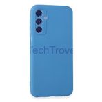 Techtrove Samsung Galaxy M34 5G Kılıf Yumuşak Ve Esnek Tpu Silikon Kapak Mavi