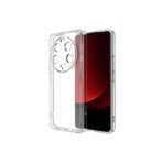 Techtrove Xiaomi Mi 13 Ultra Kılıf Kamera Koruma Çıkıntılı Şeffaf Ve Esnek Silikon Kapak Şeffaf