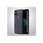 Techtrove Xiaomi Mi 8 Se Kılıf Deri Extra Korumalı Slikon Kapak Lacivert