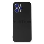 Techtrove Xiaomi Redmi 12 Kılıf Yumuşak Ve Esnek Tpu Silikon Kapak Siyah