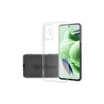 Techtrove Xiaomi Redmi Note 12 4G Kılıf Kamera Koruma Çıkıntılı Şeffaf Ve Esnek Silikon Kapak Şeffaf