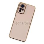 Techtrove Xiaomi Redmi Note 12S Kılıf Parlak Tasrım Kamera Korumalı Ultra Yumuşak Esnek A+ Kalite Kapak Pembe