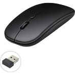 Techugo Kablosuz Mouse Fare Şarjlı Bluetooth Wireless Çift Modlu Sessiz - Belirtilmemiş