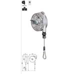 Tecna 9312 1-2 kg 1.6 m Havalı Balanser