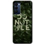 Tecno Camon 18T Do Not Hide Baskılı Uyumlu Silikon Kılıf
