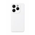 Tecno Spark 20 Pro Uyumlu İçi Kadife Renkli Lansman Kılıf BEYAZ