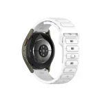 Tecnogelişen Huawei Honor Magic 2 46Mm Zore Krd-132 22Mm Silikon Kordon Strap Kayış - Beyaz