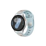 Tecnogelişen Huawei Honor Magic 2 46Mm Zore Krd-135 22Mm Silikon Kordon Strap Kayış - Açık Mavi-Gri