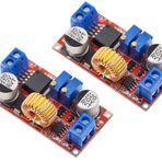 TECNOIOT 2pcs 5A Max XL4015 DC to DC CC CV Step-Down Lithium Battery Charger Converter