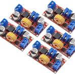 TECNOIOT 5pcs 5A Max XL4015 DC to DC CC CV Step-Down Lithium Battery Charger Converter