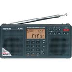 Tecsun PL-398MP Dijital Radyo Taşınabilir Kısa Dalga Alıcısı FM Stereo SW MW LW DSP World Band Çalar Saat Radyo & MP3 Çalar Saat & Şebeke ve Pille Çalışır ve Çift Hoparlör, Siyah