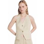 Ted Baker Bej Kadın Çizgili Yelek TBWRJC2005-1 - 36