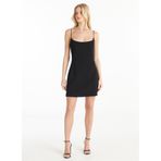 Ted Baker İp Askılı Mini Elbise, 36, TBFW25FOCA001, Siyah, Kadın