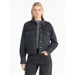 Ted Baker Kutu Form Jean Gömlek, L, TBFW25FJEA010, Siyah, Kadın