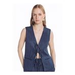 Ted Baker Lacivert Kadın Çizgili Yelek TBWRJC2002 - 38