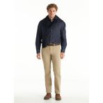 Ted Baker Normal Bel Straight Paça Regular Fit Pantolon, 56, TBMRTR1036, Bej, Erkek