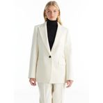 Ted Baker Tailored Fit Kırık Beyaz Ceket, 34, TBWRJC1016, Kırık Beyaz, Kadın