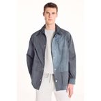 Ted Baker Yakası Süet Tonal Barn Ceket, S, TBSS26MOTW002, Indigo, Erkek