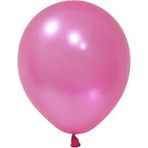 Tedaks 20 Adet 5 İnç 12,5 Cm Metalik Fuşya Balon Doğum Günü Süsleme