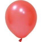 Tedaks 20 Adet 5 İnç 12,5 Cm Metalik Kırmızı Balon Doğum Günü Süsleme